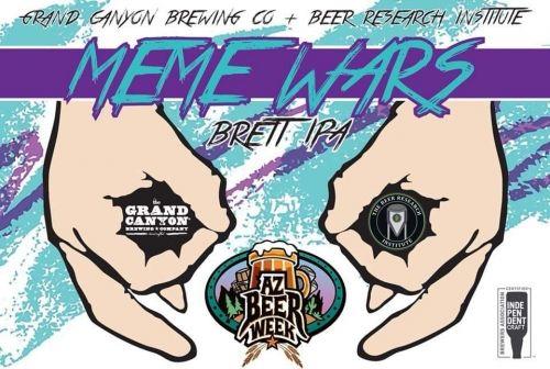 Grand Canyon IPA Logo - Meme Wars Beer Research Institute