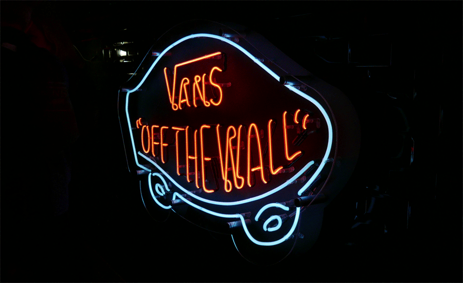 Cool Neon Vans Logo - vans logo gif