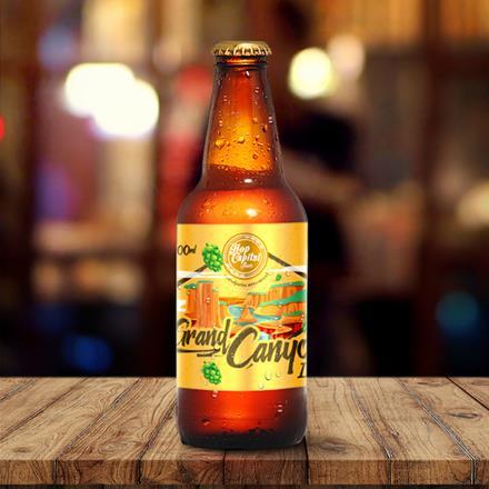 Grand Canyon IPA Logo - Grand Canyon (Double IPA) Hop Capital Beer | The Beers Nation