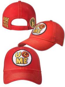 U Can T See Me Logo - John Cena U Can'T See Me Red Baseball Cap Hat 719896575195