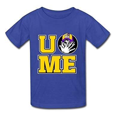 U Can T See Me Logo - Catees Kids WWE John Cena U Cant See Me Logo T Shirt L RoyalBlue