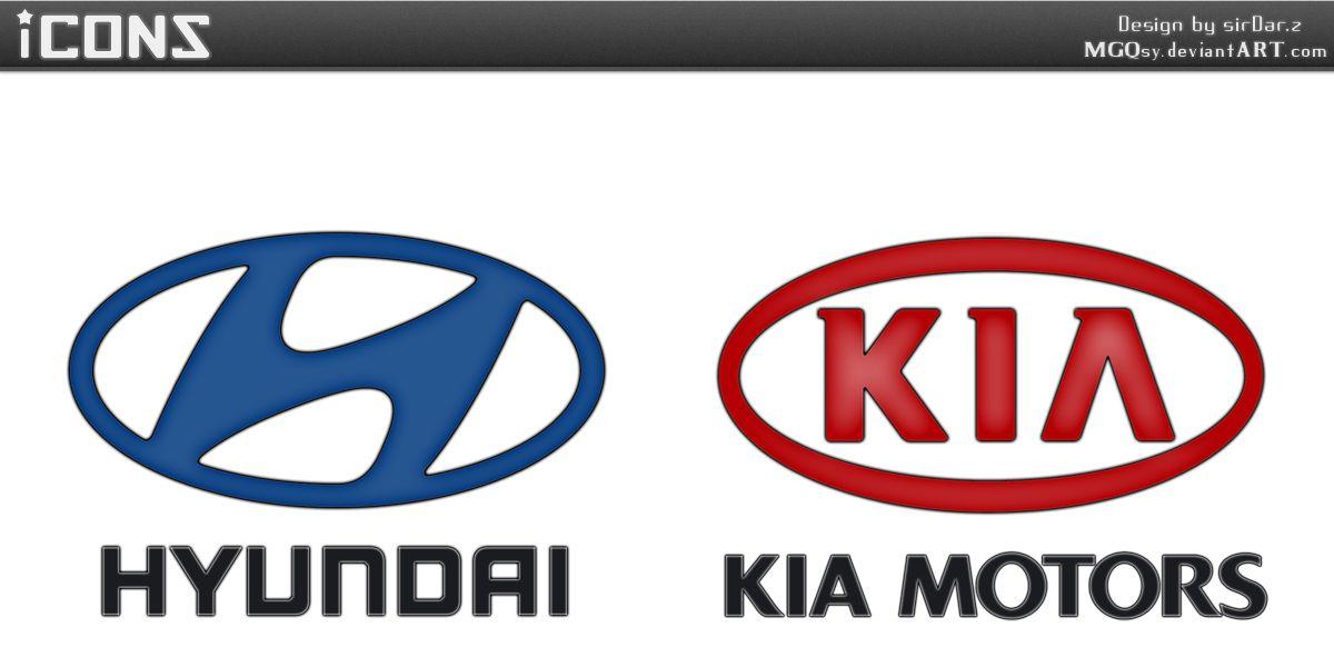 Kia Motors Logo - HYUNDAI And KIA MOTORS LOGOS by MGQsy on DeviantArt