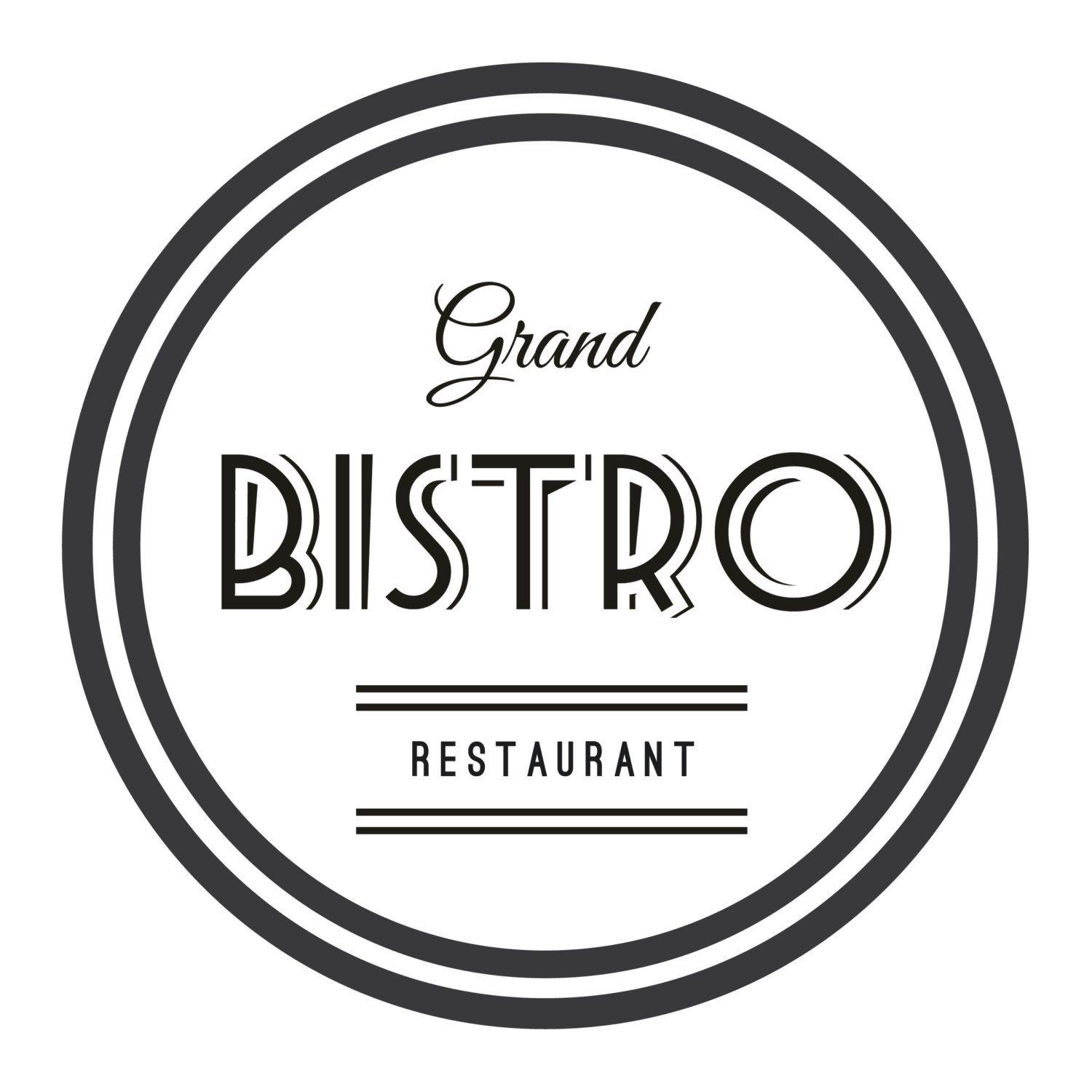 Bistro Logo - Retro/Vintage Grand Bistro Logo by GDesignzcanada on Etsy | Ol timer ...