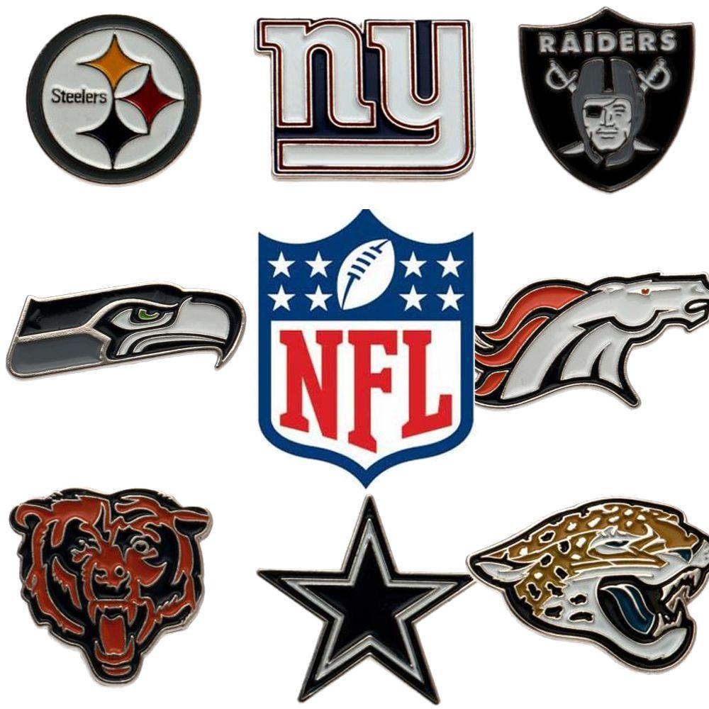 NFL American Football Logo - Official NFL American Football Teams Clubs Metal Pin Badges