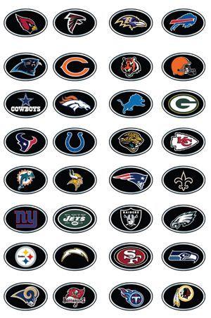 NFL American Football Logo - football teams logos. football league nfl is the largest