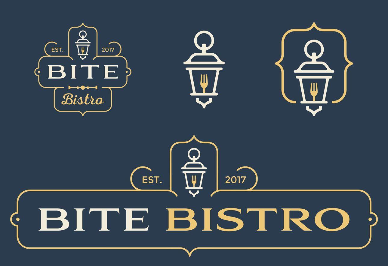 Bistro Logo - Bite Bistro Logo Design - SpellBrand®