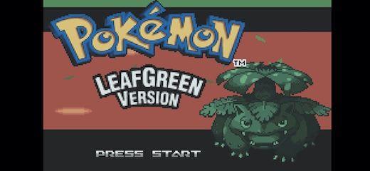 Pokemon Leaf Green Logo - POKEMON: LEAF GREEN VERSION