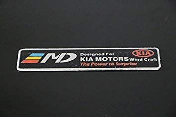 Kia Motors Logo - CREST STICKER TEXT LOGO KIA MOTORS THE POWER TO SURPRISE EFFECT ...