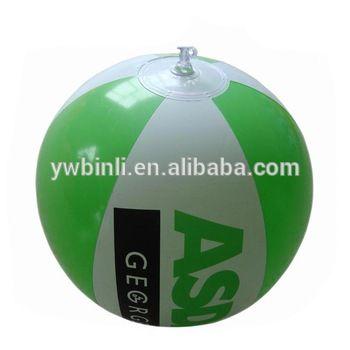 White and Green Ball Logo - Factory Sale White And Green Color Inflatable Swim Pool Ball With ...