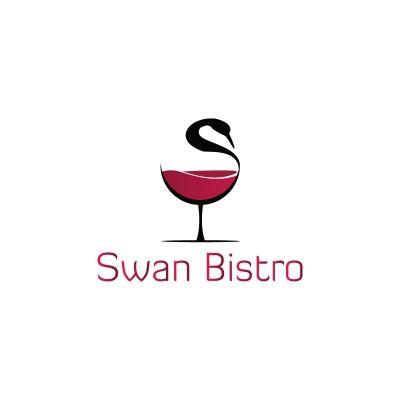 Bistro Logo - Swan Bistro | Logo Design Gallery Inspiration | LogoMix