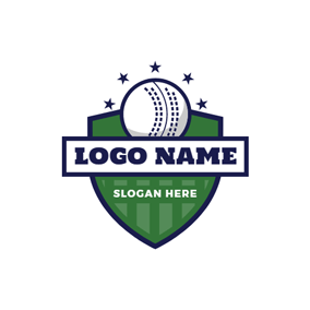 White X Green Ball Logo - Free Club Logo Designs | DesignEvo Logo Maker