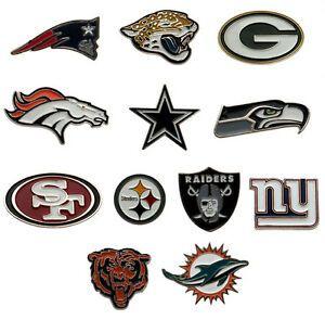 NFL American Football Logo - Official NFL Metal Pin BADGE (American Football) All Teams