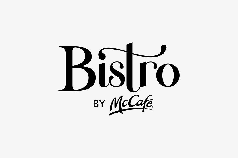 Bistro Logo - Bistro by McCafe — Maria Saenz - Creative Studio & Shop