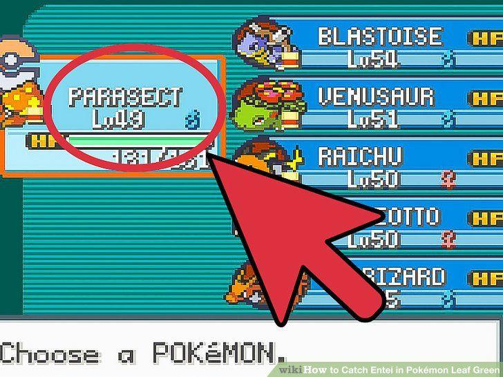 Pokemon Leaf Green Logo - How to Catch Entei in Pokémon Leaf Green: 5 Steps (with Pictures)