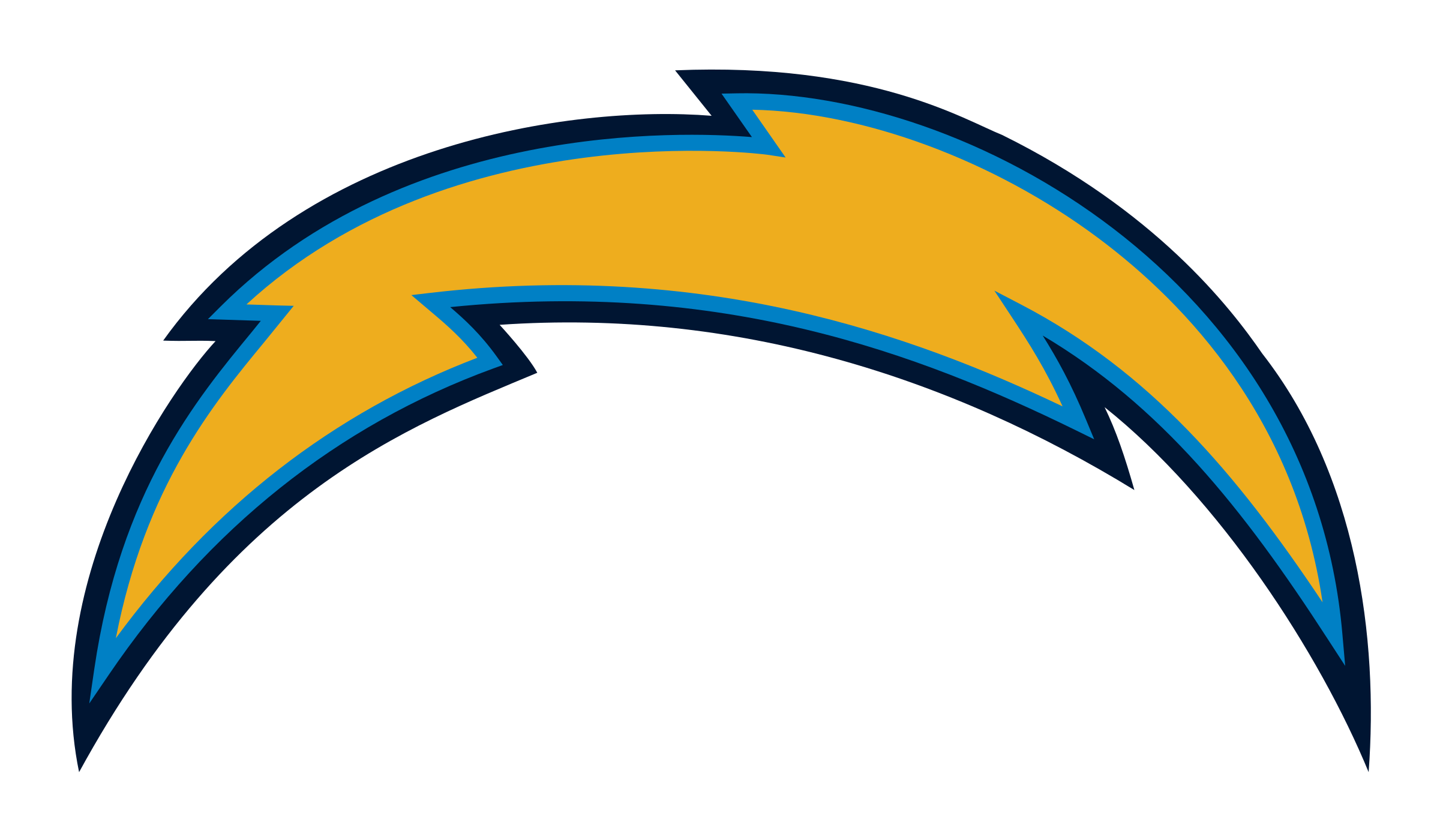Chargers Lightning Bolt Logo - Los Angeles Chargers Logo PNG Transparent & SVG Vector - Freebie Supply