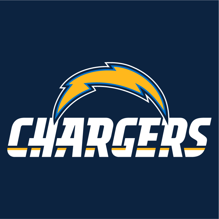 Chargers Football Logo - Los Angeles Chargers Alt on Dark Logo - National Football League ...