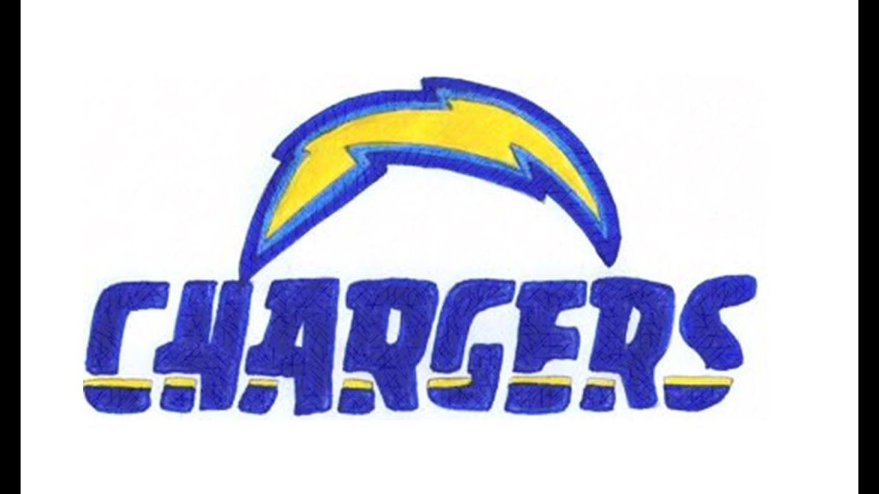 NFL Chargers Logo - Wie zeichnet man logo von San Diego Chargers NFL (American Football ...