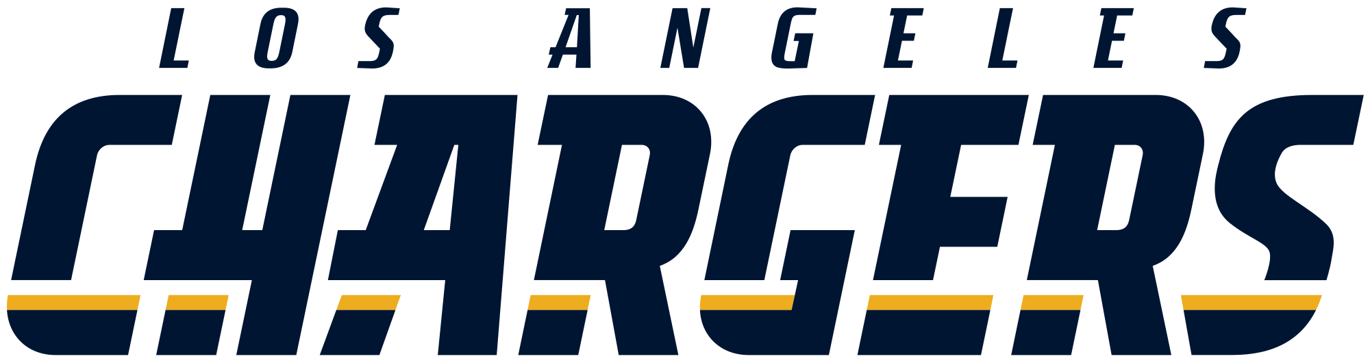 Los Angeles Chargers Logo - File:Los Angeles Chargers wordmark.svg - Wikimedia Commons