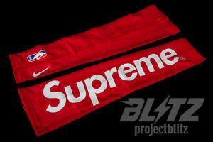 Supreme Nike Logo - Details about SUPREME / NIKE / NBA SHOOTING SLEEVE RED FW17 2017 ACCESSORY  BOX LOGO WHITE