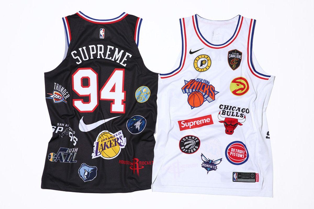 Supreme Nike Logo - Supreme Joins Forces With Nike On A Logo Riddled NBA Collection