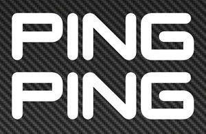 Ping Golf Logo - Ping Golf Logo Vinyl Sticker Decal Car Truck Window