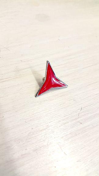 Red Three-Point Star Logo - International Brigade Logo (Red Three Point Star) Badge - Calton Books