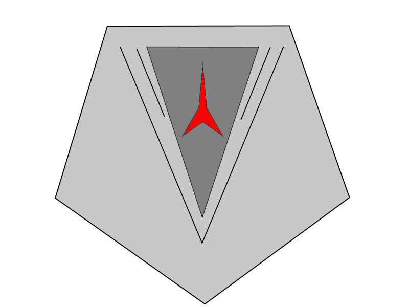 Three-Point Red Triangle Logo - NationStates | Dispatch | List of comparative military ranks.