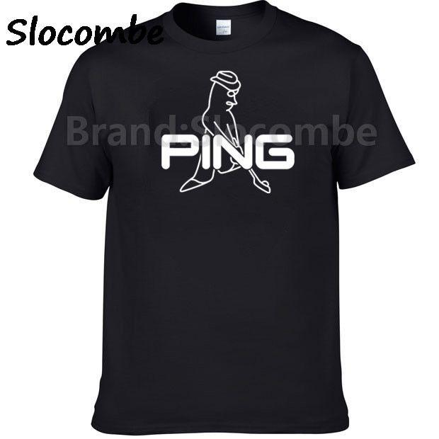 Ping Golf Logo - Ping Golf Logo Black T Shirt Whitee Size S to 3XL T shirt-in T ...