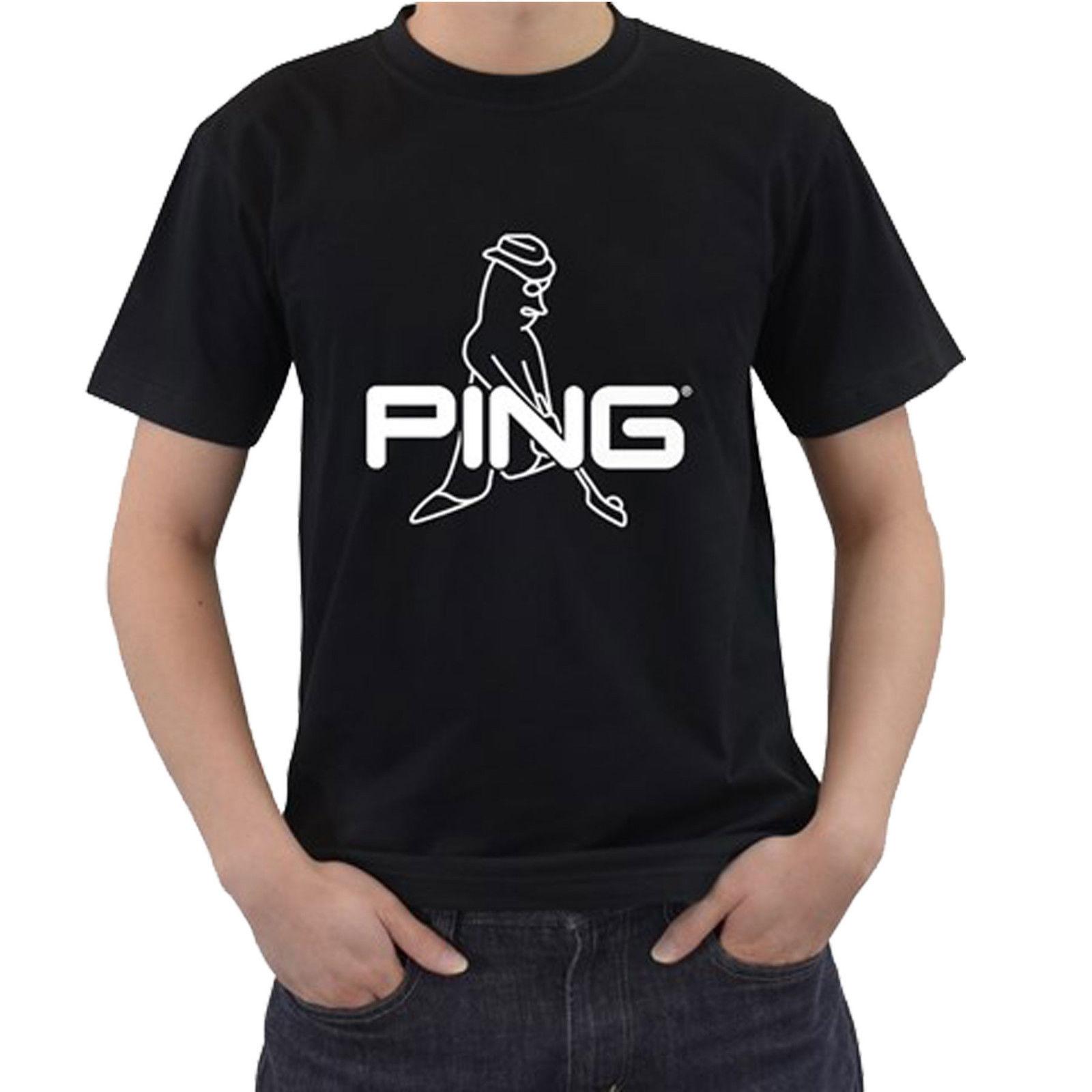 Ping Golf Logo - New TEE Ping Golf Logo Custom Black T Shirt Men'S Tee S To 3XL ...