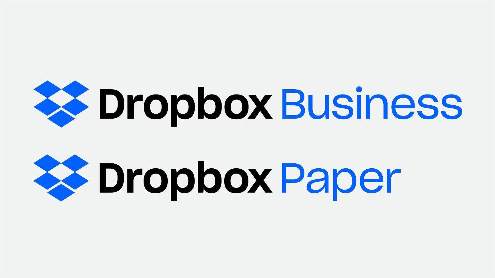 Blue Brand Name Logo - Branding - Dropbox