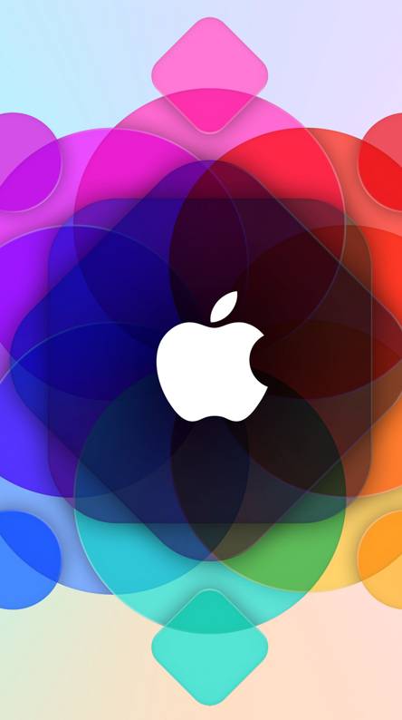 Colorful Apple Logo - Colorful apple logo Wallpaper by ZEDGE™
