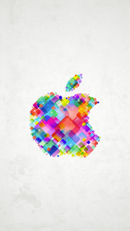 Colorful Apple Logo - Really colorful Apple logo for an iPhone 5 wallpaper!. Apple