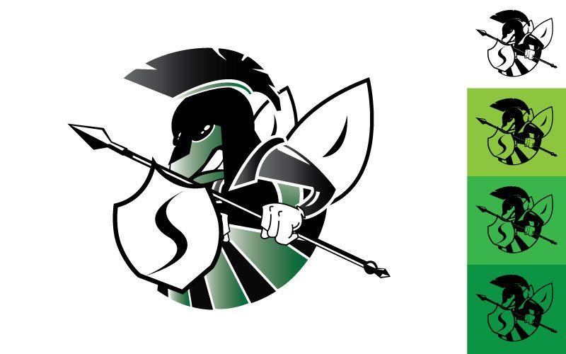 High School Mascot Logo - Mascot Logo Design - Spectrum High School