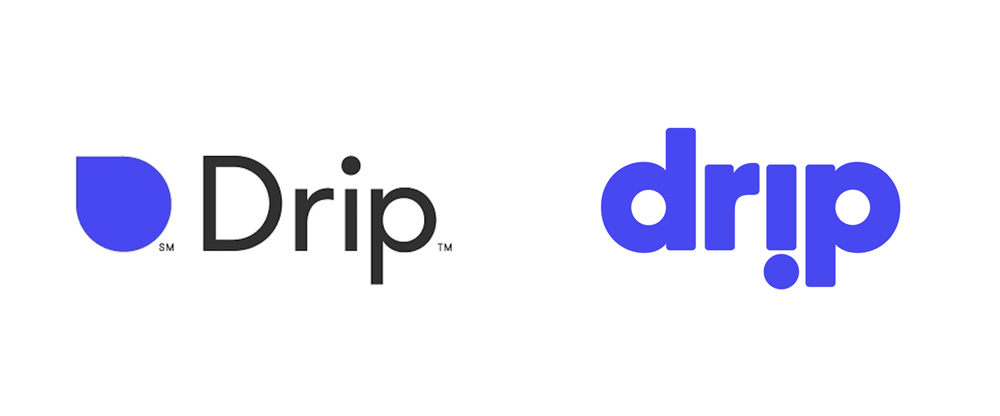 I Drip Logo - Brand New: New Logo for Drip done In-house in Collaboration with Order