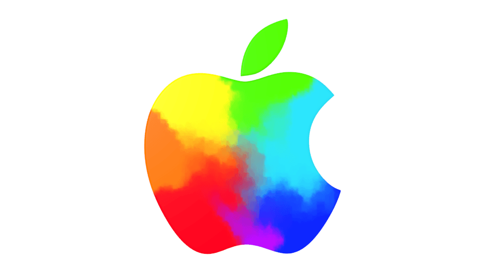 Colorful Apple Logo - Flashcase