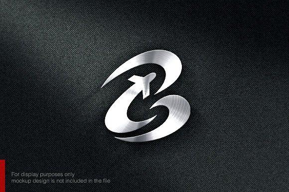 Black Letter B Logo - Travel Letter B Logo ~ Logo Templates ~ Creative Market