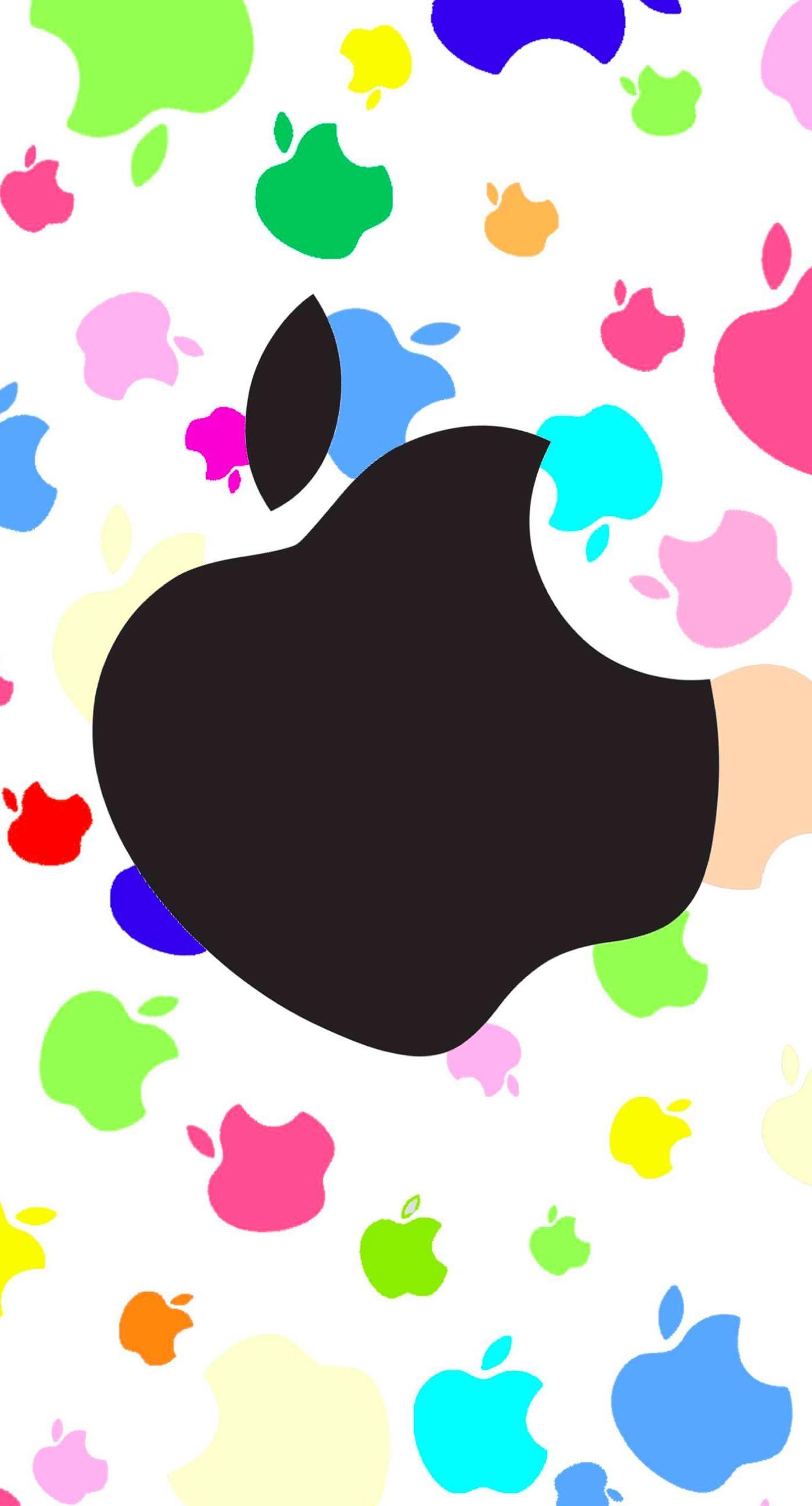 Colorful Apple Logo - Colorful Apple Logo Wallpaper image. Apple Love!. Apple