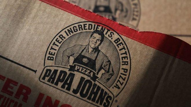 Papa John's Logo - Papa John's logo to change after founder uses N-word - BBC News