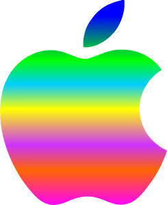 Colorful Apple Logo - Colorful Apple Logo Vector (.AI) Free Download