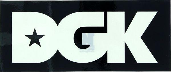 DGK Logo - Dgk Logo Decal Xl Black Single Decals