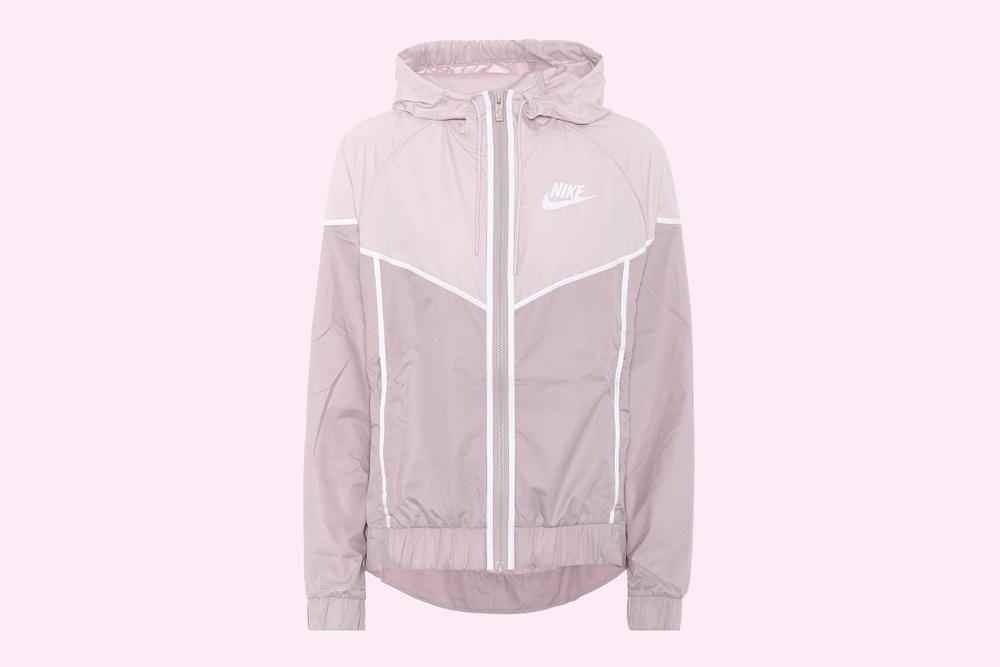 Pastel Nike Logo - Nike Drops Millennial Pink 90s Windbreaker Jacket