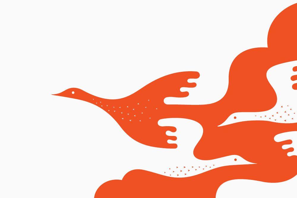 Orange Goose Logo - Brand New: New Logo, Identity, and Livery for Air Inuit by FEED