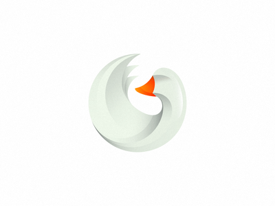 Orange Goose Logo - Goose (UPD) (not for sale) | Logos, Brand identity and Logo branding
