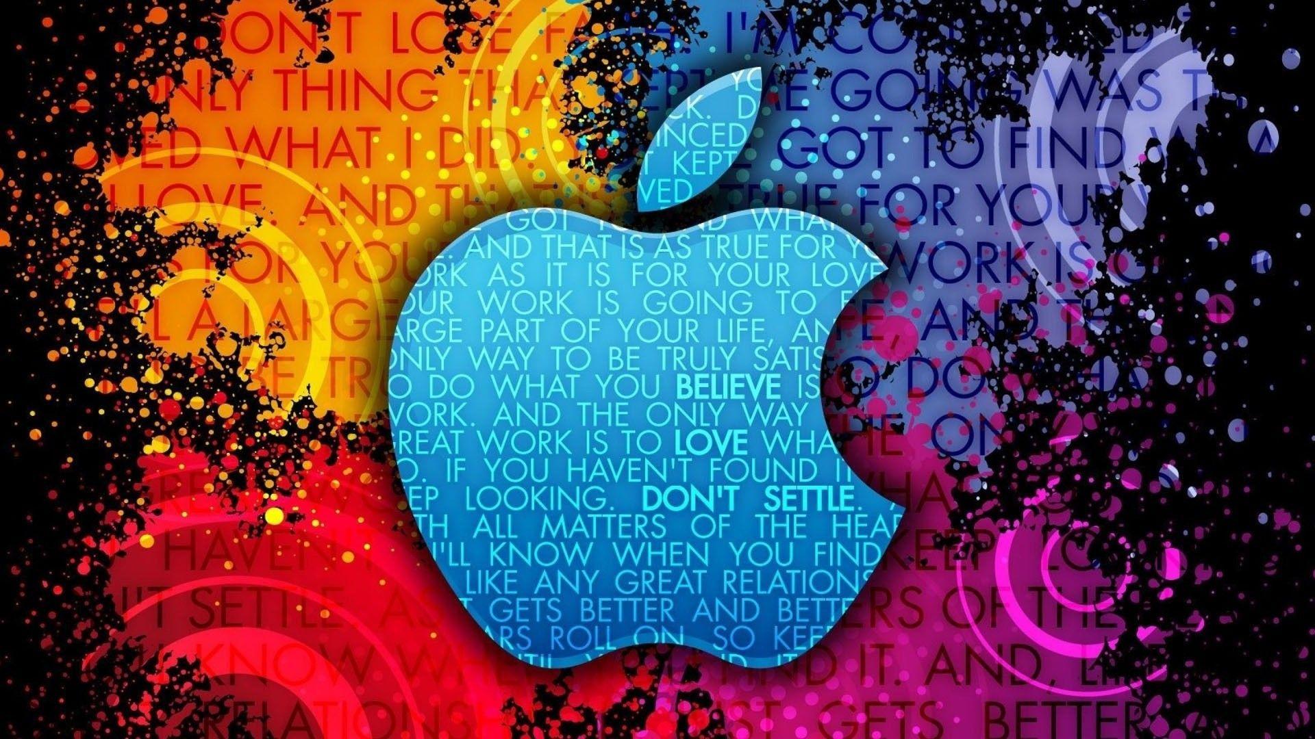 Colorful Apple Logo - HD Abstract Colorful Apple Logo Wallpaper in Computers. Download ...