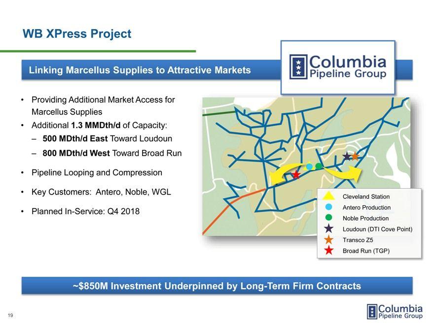 Columbia Pipe Logo - FERC Approves Columbia WB XPress Pipe for Partial Startup ...