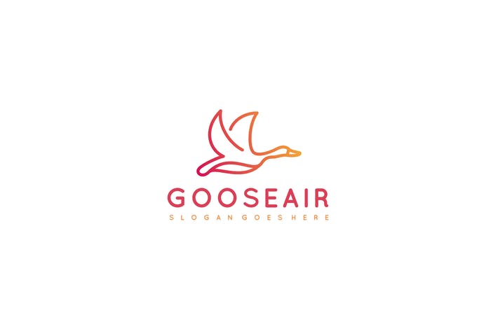 Orange Goose Logo - Goose Logo by 3ab2ou on Envato Elements