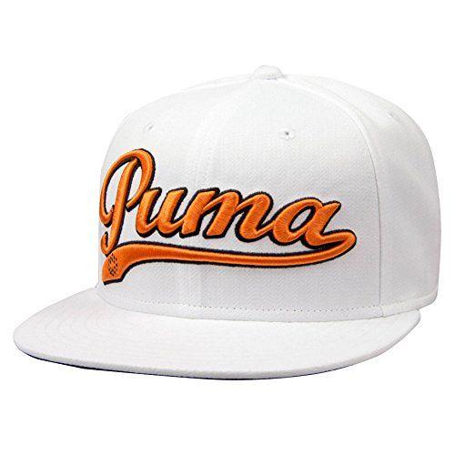 Cool Puma Logo - Puma Logo Script Cool Cell Snapback Cap - WHITE - Import It All