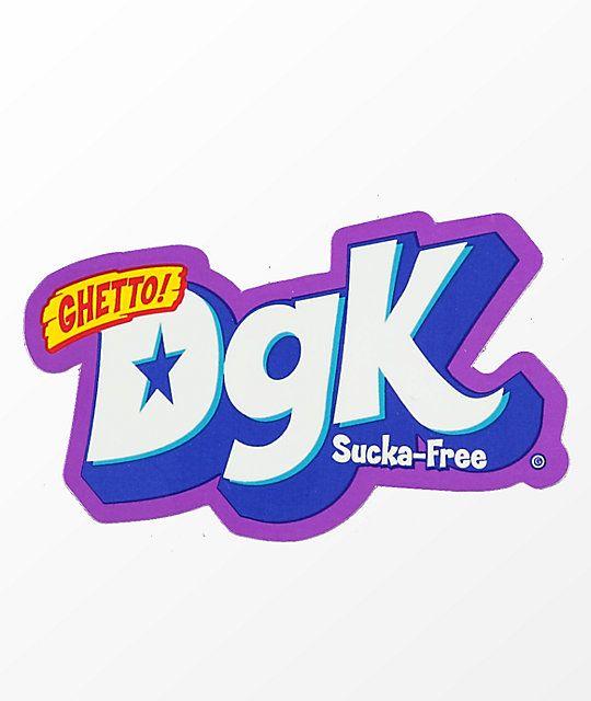 DGK Logo - DGK Sucka Free Sticker | Zumiez