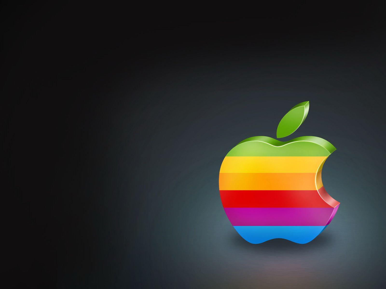 Colorful Apple Logo - Colorful Apple Logo # 1600x1200. All For Desktop