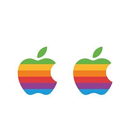 Colorful Apple Logo - Supertogether Retro Apple Logo Style Decal for iPad: Amazon.co.uk ...